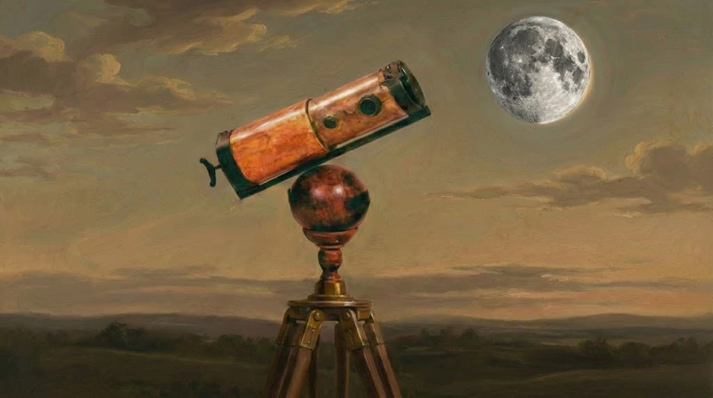 Newtons Spiegelteleskop